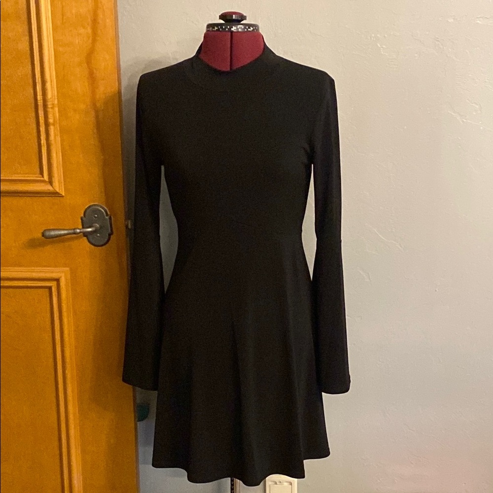 BCBGeneration Classic Black Long Sleeve Dress
